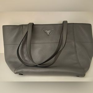 Gray Prada purse large size